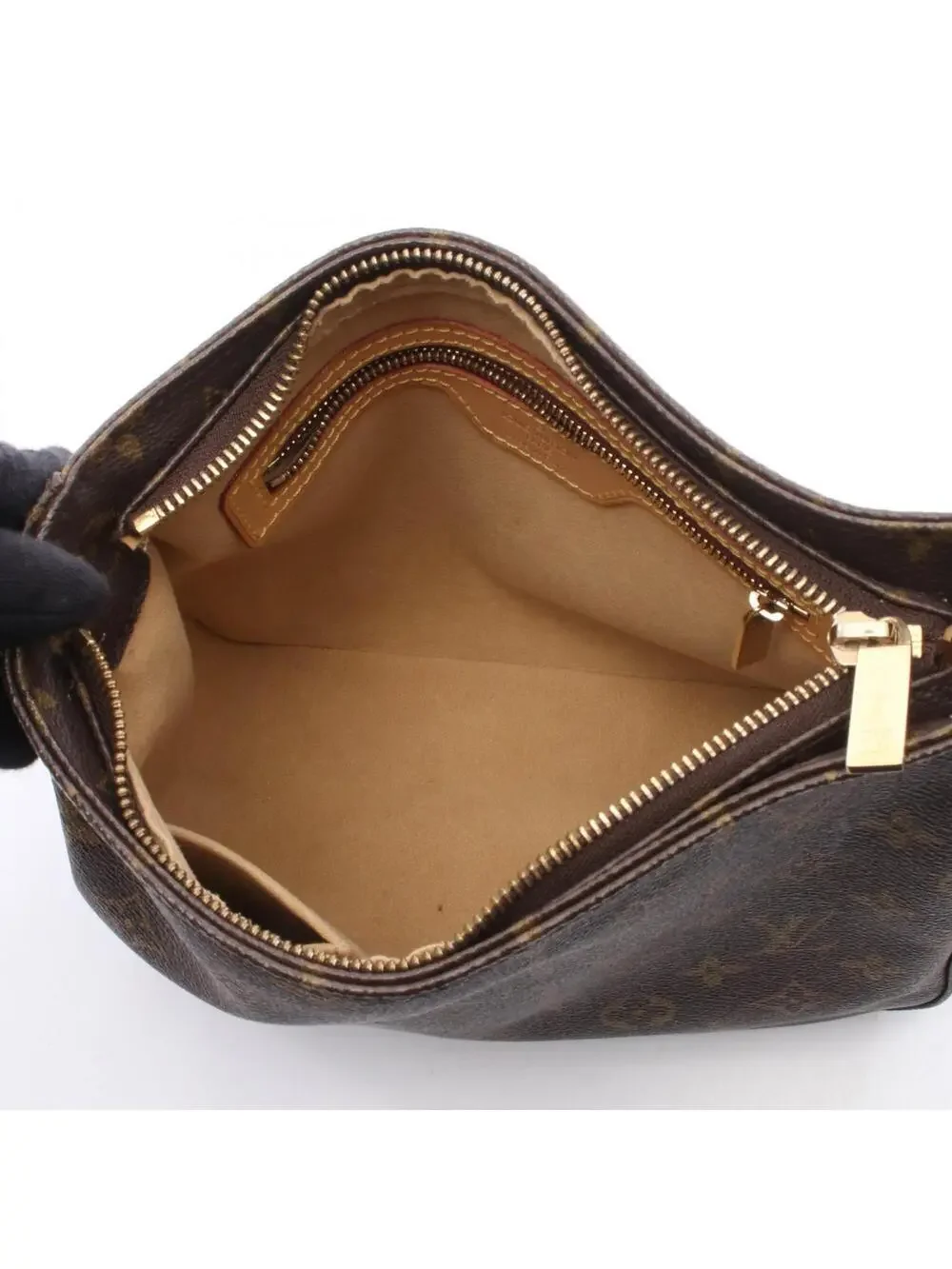 Louis Vuitton Looping Handbag Canvas Mm #325163L10B
